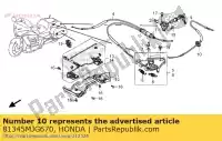81345MJG670, Honda, câble comp, selle honda gl goldwing bagger f6 b  a gl1800b 1800 , Nouveau
