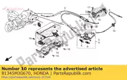 Aquí puede pedir cable comp, silla de montar de Honda , con el número de pieza 81345MJG670: