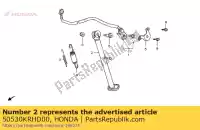 50530KRHD00, Honda, Bar comp., side stand honda xr  l xr125l 125 , New