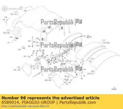 Aquí puede pedir proteccion de Piaggio Group , con el número de pieza 6589014: