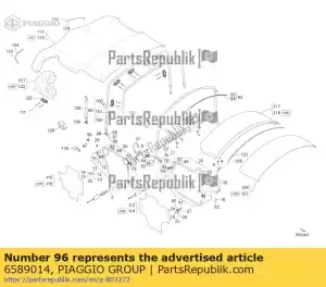 Piaggio Group 6589014 proteccion - Lado inferior