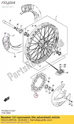 schijf, voorrem van Suzuki, met onderdeel nummer 5922128H10, bestel je hier online: