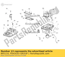 Aprilia 895110, Couvertures, OEM: Aprilia 895110