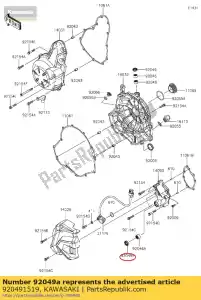 kawasaki 920491519 seal-oil,tc13225.5 ej650-a1 - Bottom side