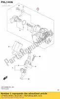 1340023K00, Suzuki, body assy, throttle suzuki gsxr150rfx gsxr150rf gsxs125mlx gsxs125ml gsxr125xa gsxs125xa gsxr125a 150 125 , New