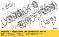 22543HN8003, Honda, seat, return spring honda  trx 650 680 700 2003 2004 2005 2006 2007 2008 2009 2010 2012 2017 2018 2019 2020, New