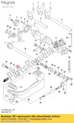 Here you can order the spacer,gear shi from Suzuki, with part number 2561722H00: