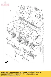 yamaha 904641600800 klem - Onderkant