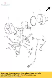 suzuki 3411013F30 pr?dko?ciomierz - Dół