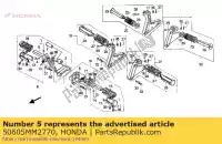 50605MM2770, Honda, brkt comp., l. stap honda cmx rebel c cmx450c 450 , Nieuw