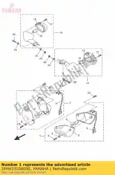 Here you can order the front flasher light assy from Yamaha, with part number 1PHH33100000: