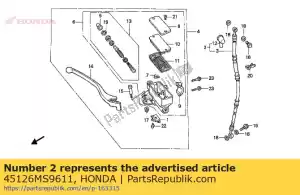 Honda 45126MS9611 slang comp., fr.bra - Onderkant