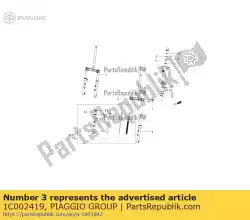 Aquí puede pedir l. H. Conjunto de manga de Piaggio Group , con el número de pieza 1C002419:
