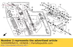 Qui puoi ordinare nessuna descrizione disponibile al momento da Honda , con numero parte 52400MENA31: