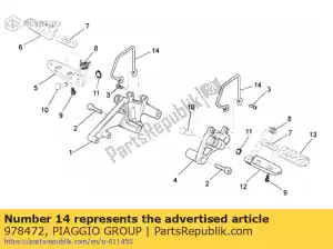 Piaggio Group 978472 guarda - Lado inferior