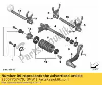 23007707478, BMW, asafdichting - 14x24x6 bmw  450 2009 2010, Nieuw