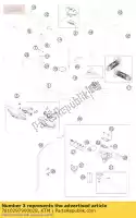 7810297900028, KTM, handkappen cpl. le + ri wit 12 ktm exc six days europe f 125 250, Nieuw