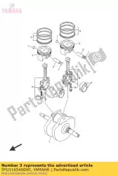 bout, drijfstang van Yamaha, met onderdeel nummer 5YU116540000, bestel je hier online: