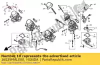 16029MALE00, Honda, screw set honda cbr 600 1997 1998, New