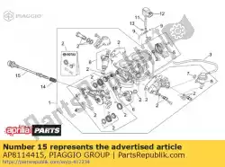 Ici, vous pouvez commander le câble réglable min. Eng. Spd auprès de Piaggio Group , avec le numéro de pièce AP8114415: