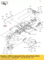 1409103416Z, Kawasaki, 01 capa, embaixo do assento, cnt, f.bl kawasaki  400 2017 2018 2019 2020 2021, Novo