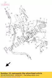 Qui puoi ordinare interruttore, maniglia 5 da Yamaha , con numero parte 2D2839691000: