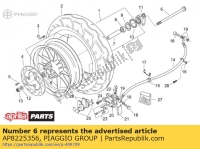 AP8225356, Aprilia, Front wheel spindle, New