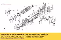 24241HM7000, Honda, eixo, mudança de marcha honda trx400fw fourtrax foreman trx450es es trx450fe 400 450 , Novo