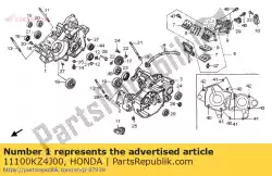 Ici, vous pouvez commander le pas de description disponible pour le moment auprès de Honda , avec le numéro de pièce 11100KZ4J00: