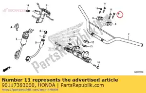 Honda 90117383000 boulon, bride, 6x28 - La partie au fond