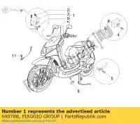 640788, Piaggio Group, Wi?zka przewodów piaggio beverly e sport 125 3, Nowy