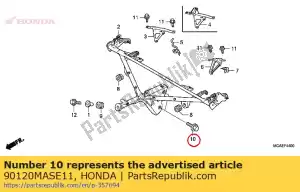 honda 90120MASE11 bolt, flange, 8x32 - Bottom side