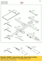 560070129, Kawasaki, trousse à outils kawasaki vulcan special edition se en s ag bg vn b abs en650 cafe 650 , Nouveau