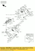 550280117474, Kawasaki, motorkap, cnt, rh, g. zilver kawasaki er6f  a b er 6f abs 650 , Nieuw