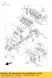 Aquí puede pedir regulador de presión de Yamaha , con el número de pieza 5UX139060000: