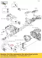 211760720, Kawasaki, sensor, oxigênio ex300adf kawasaki  ninja z 300 2013 2014 2015 2016 2017 2018, Novo