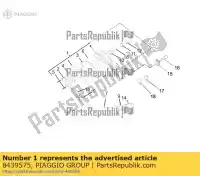 8439575, Piaggio Group, Obudowa filtra powietrza vespa px vespa px zapm74100, zapm74101 zapm74200, zapm743d 125 150 2011 2016 2017 2018, Nowy