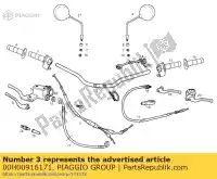 00H00916171, Piaggio Group, acceleratore per cavo derbi gilera rcr senda senda drd r senda r senda sm smt 50 1998 2000 2002 2003 2004 2005, Nuovo