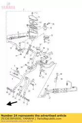 Ici, vous pouvez commander le titulaire 2 auprès de Yamaha , avec le numéro de pièce 2S32639F0000: