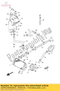 yamaha 2DME24840000 tubo 4 - Lado inferior