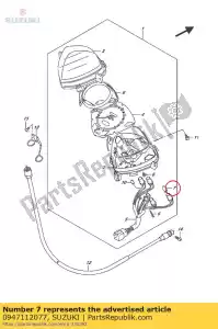 Suzuki 0947112077 ?arówka 12v1,7w - Dół