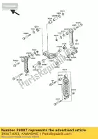 390071093, Kawasaki, Rami?-susp, uni trak kawasaki gpx ex250 r f gpx250r zz r250 250 , Nowy