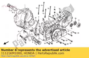 Honda 11121KM1000 caucho, valla de aceite - Lado inferior