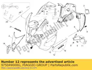 Piaggio Group 975049000G guard - Bottom side