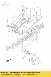 Aquí puede pedir tablero, reposapiés de Yamaha , con el número de pieza 1PHF74810000: