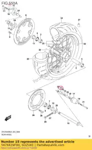 suzuki 5474429F00 expander, fr axl - Onderkant