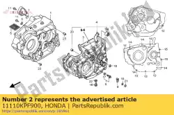plaat, adempauze van Honda, met onderdeel nummer 11110KPF900, bestel je hier online:
