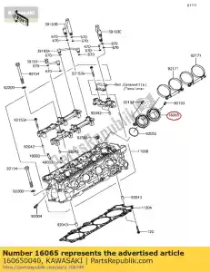 kawasaki 160650040 uchwyt-ga?nik zg1400a8f - Dół