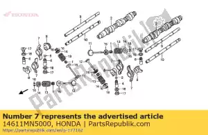 Honda 14611MN5000 braço, válvula de balanço - Lado inferior