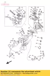 Aquí puede pedir tornillo, cabeza plana de Yamaha , con el número de pieza 987800401200: